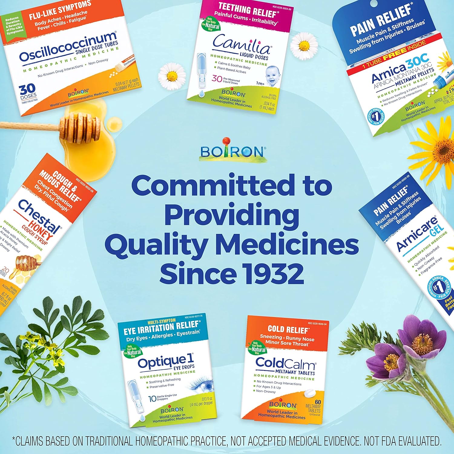 Boiron Arnica Montana 30C Homeopathic Medicine for Relief from Muscle Pain, Muscle Stiffness, Swelling from Injury, and Discoloration from Bruises - 3 Count (240 Pellets) 24Hr Smart